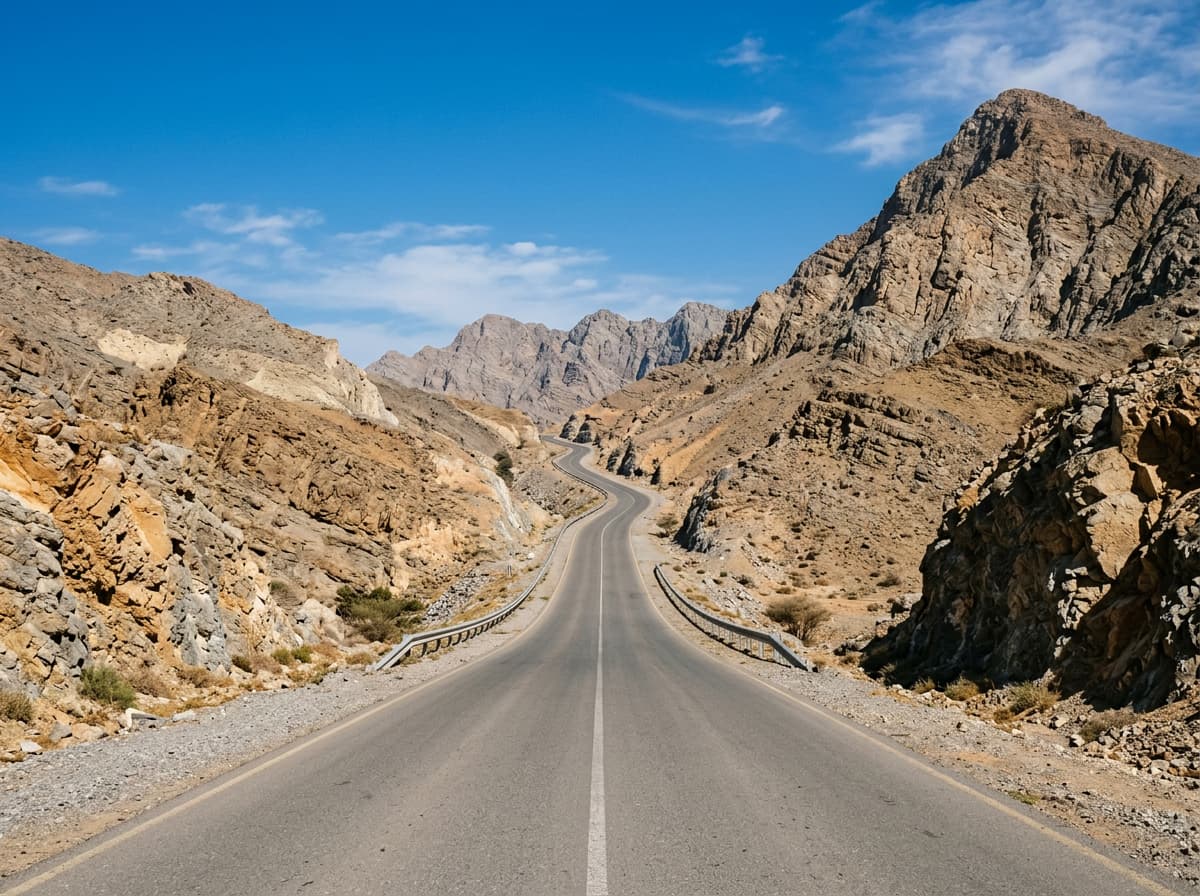 On the road: Around Khasab