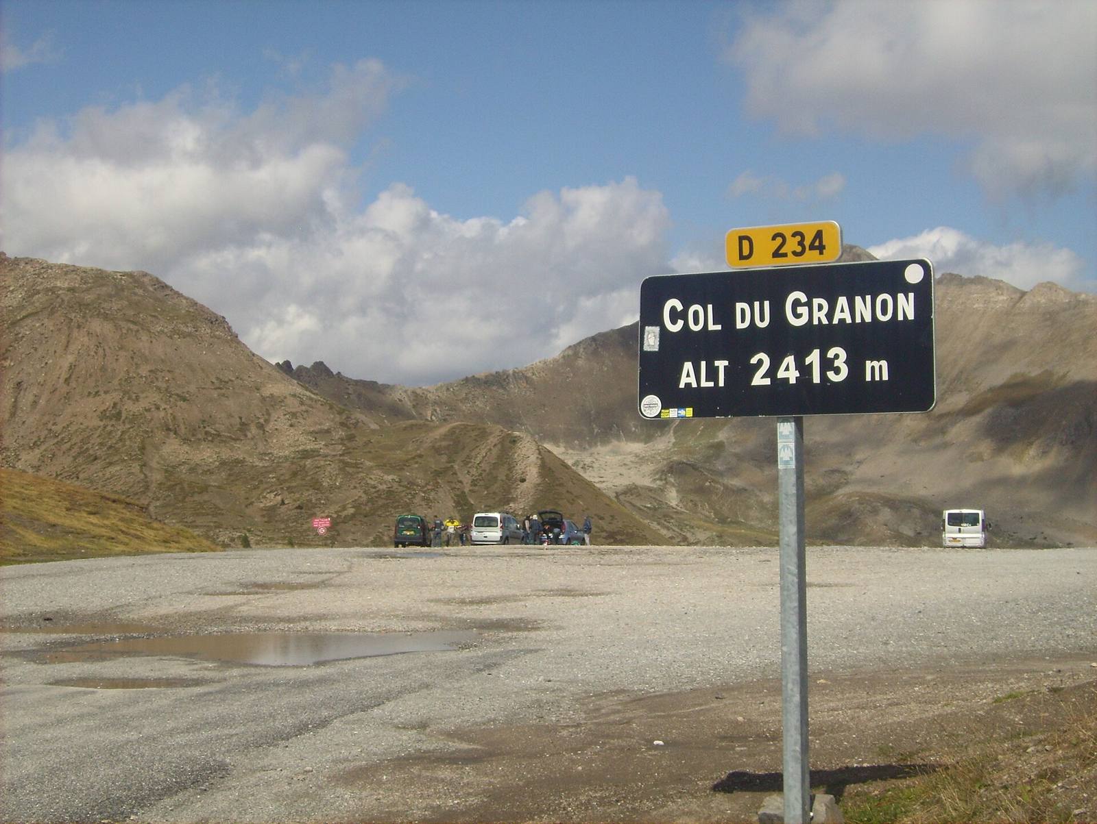 On the road: Col du Granon from Saint-Chaffrey