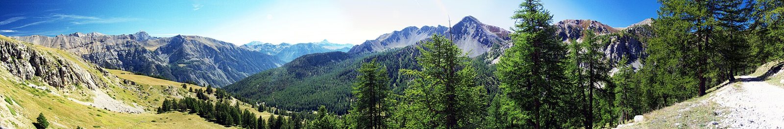 View from the road to the Col du Granon, Vallée de la Clarée