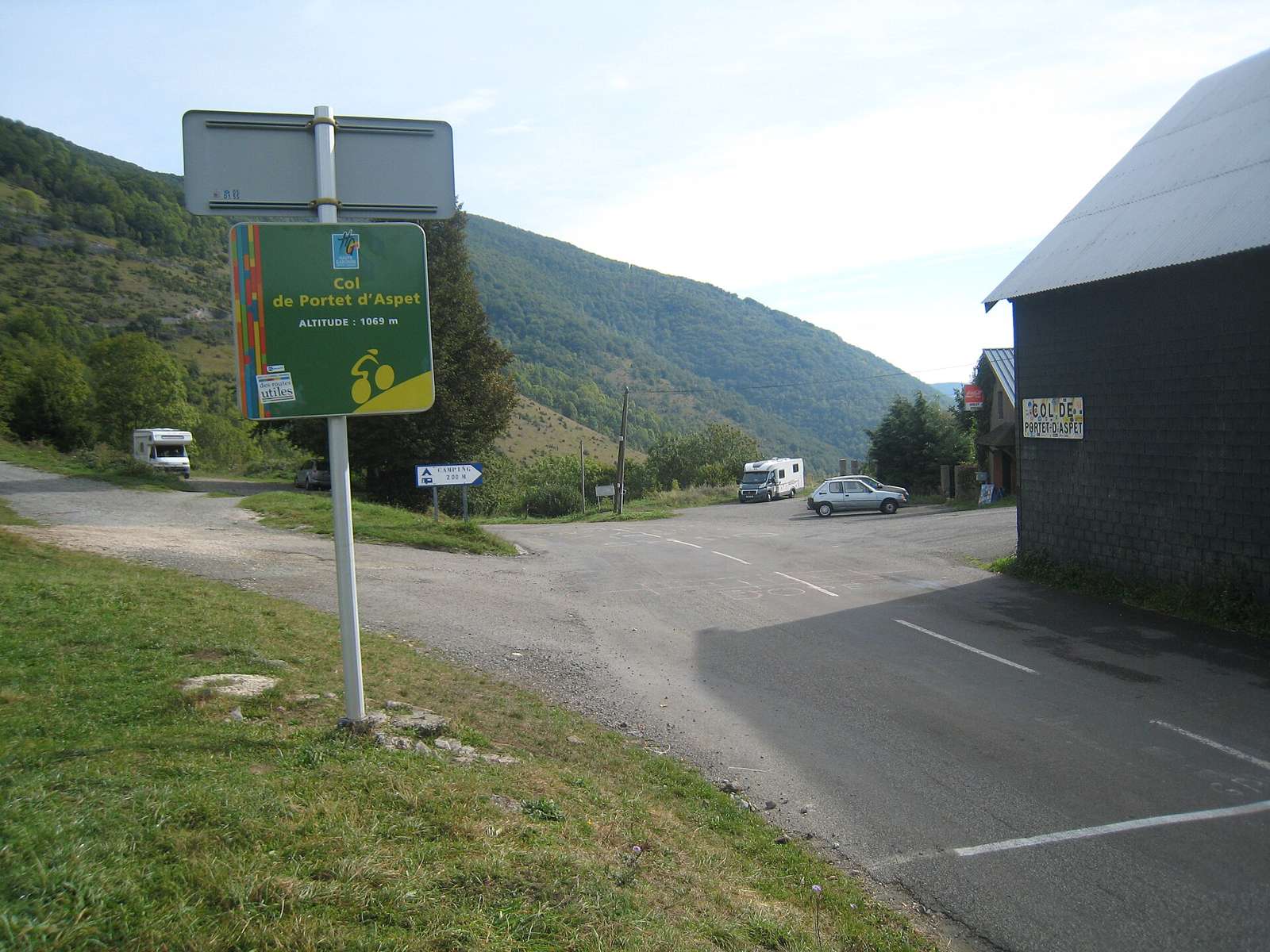 On the road: Col de Portet d'Aspet from Saint-Girons