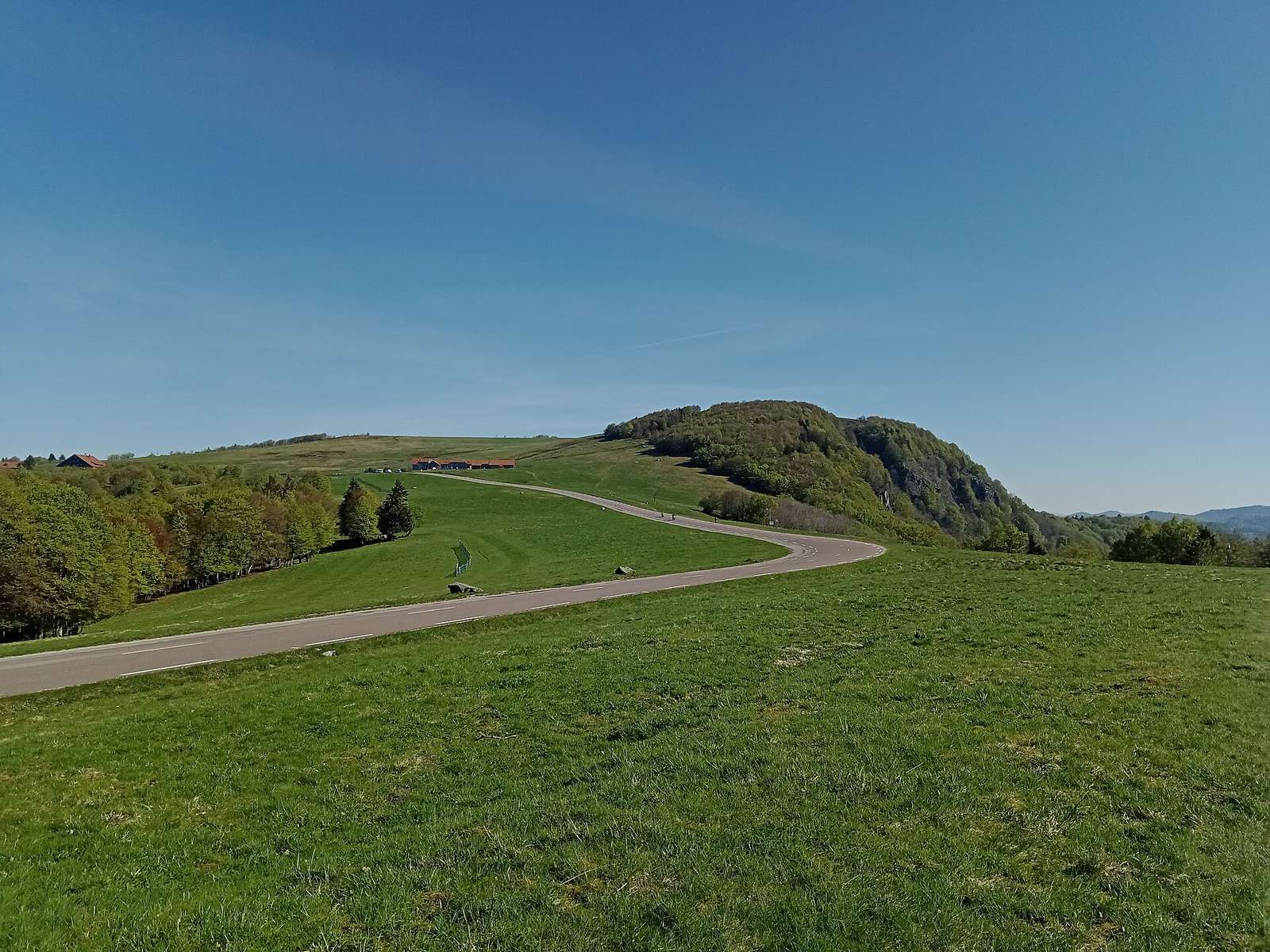 On the road: Ballon d'Alsace from Saint-Maurice-sur-Moselle