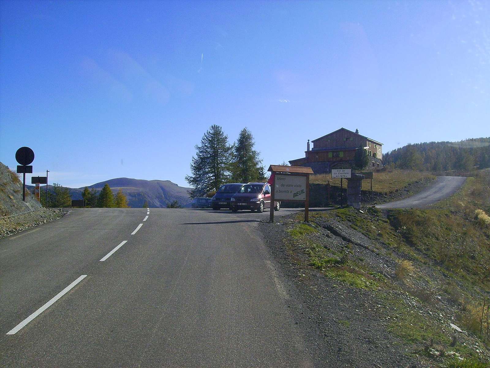 On the road: Col de la Couillole from Saint-Sauveur-sur-Tinée