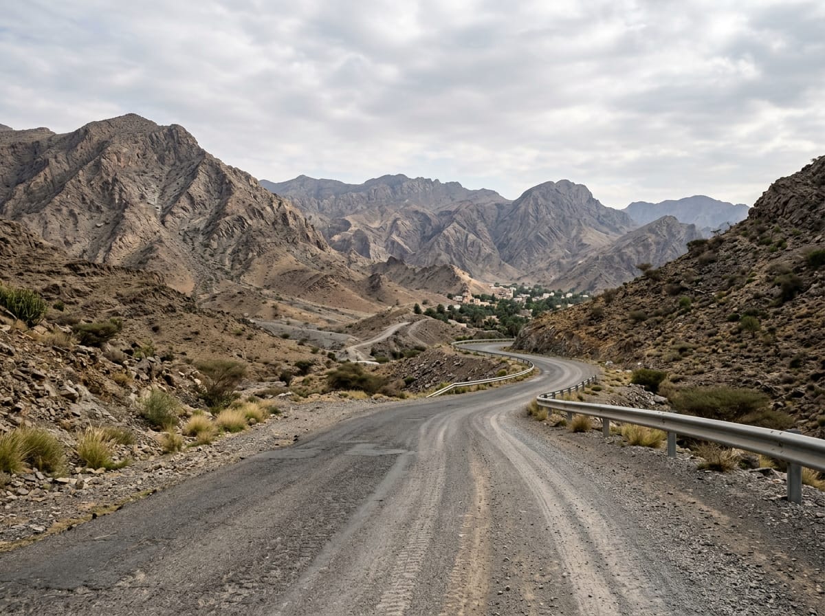 On the road: Al Fujayrah to Al Buraymi