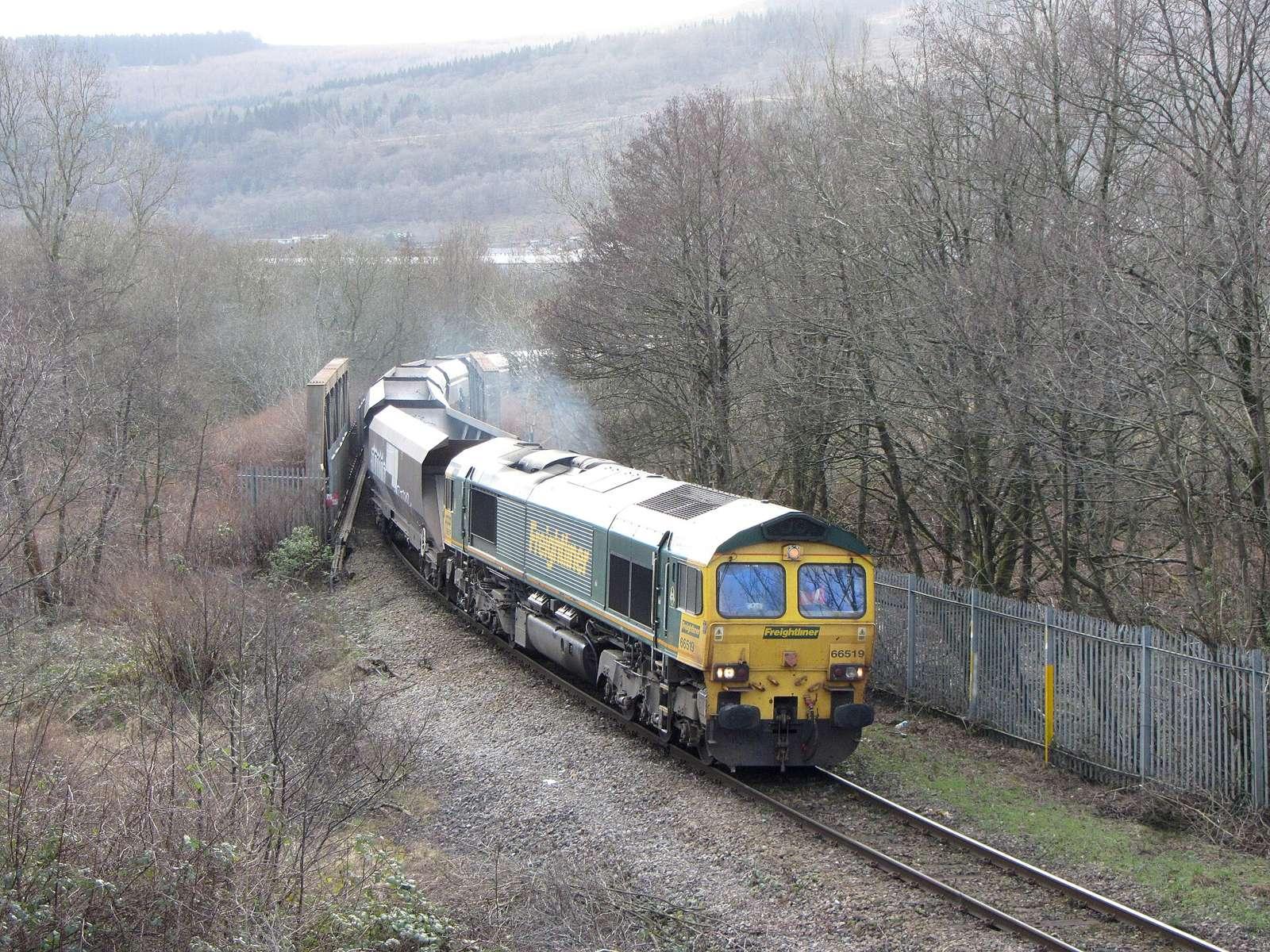 Coal train at Cwmbach