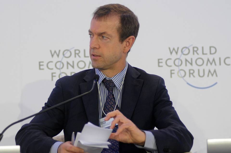 ABU DHABI, UNITED ARAB EMIRATES, 11OCT11 - Daniel Gros, Director, Centre for European Policy Studies (CEPS), Belgium, speaks on a panel at the World Economic Forum's Summit on the Global Agenda 2011 h