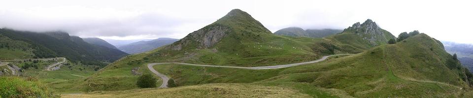Col d'Agnès, mountain pass in the Pyrenees. Altitude: 1570 meters. September 2008.
