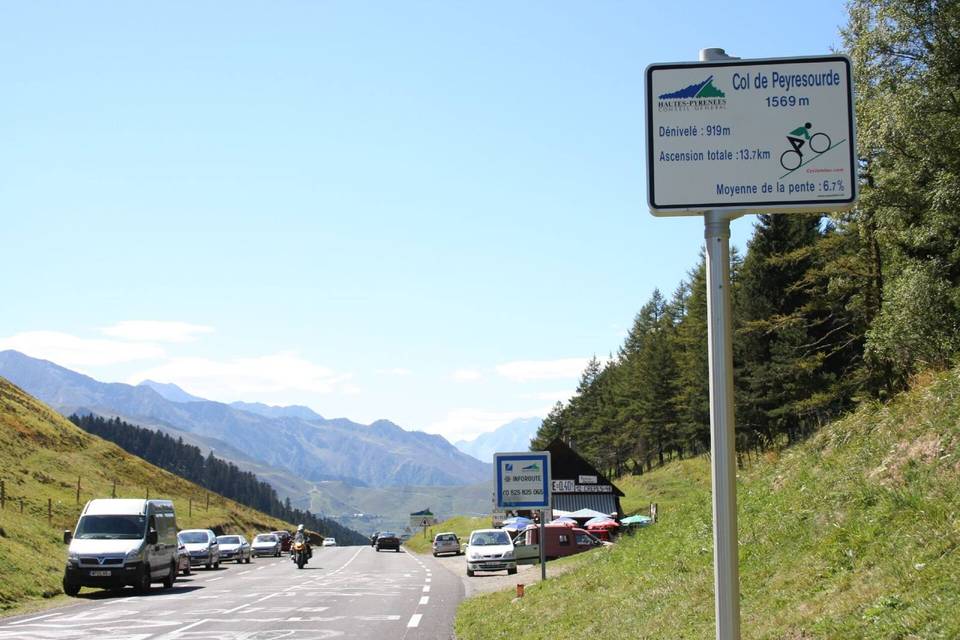 On the road: Col de Peyresourde from Bagnères-de-Luchon