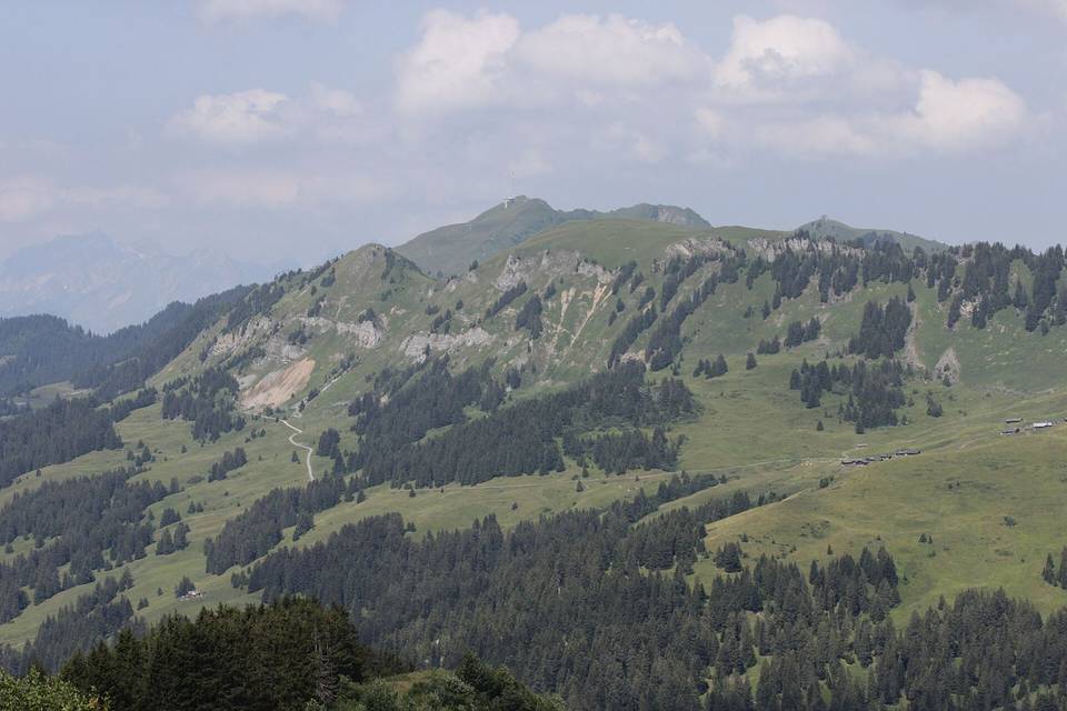 On the road: Col de la Croix (Vaud) from Bex