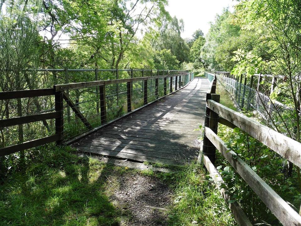 The Speyside Way crossing Cally Burn