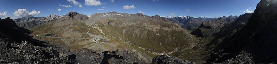Panoramic view near the Col de l'Iseran