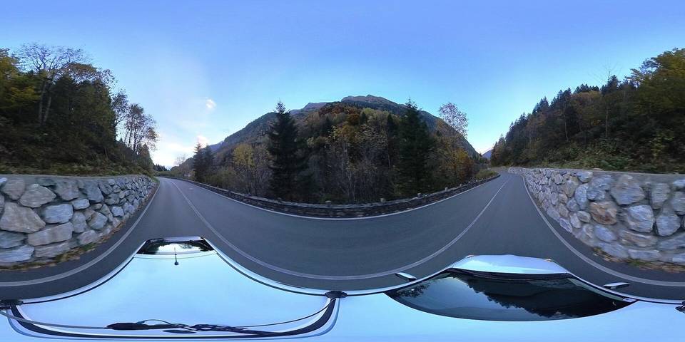 On the road: Grossglockner High Alpine Road from Bruck an der Grossglocknerstrasse