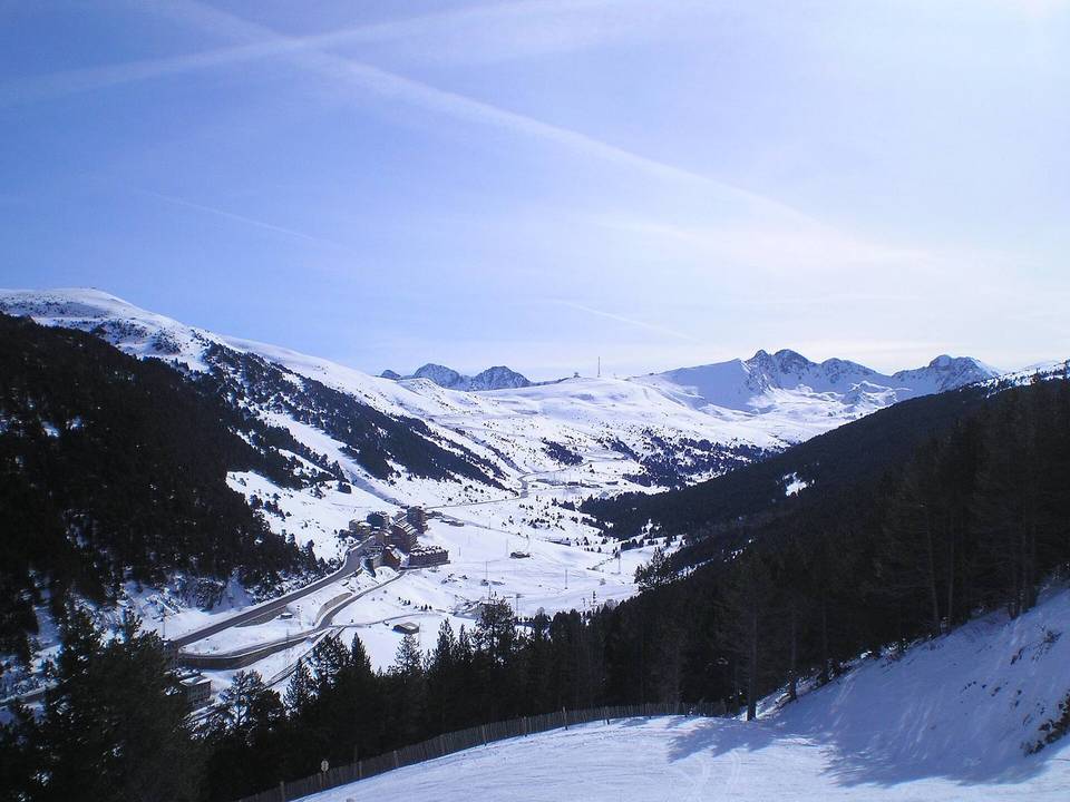 On the road: Port d'Envalira from Canillo