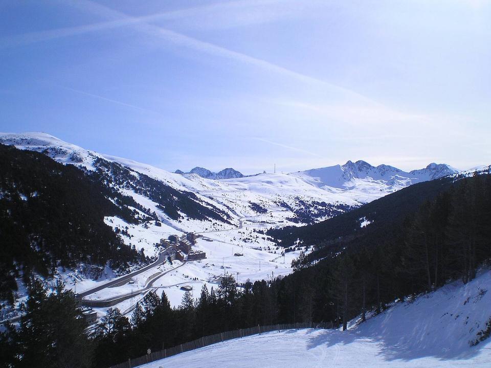 On the road: Port d'Envalira from Canillo