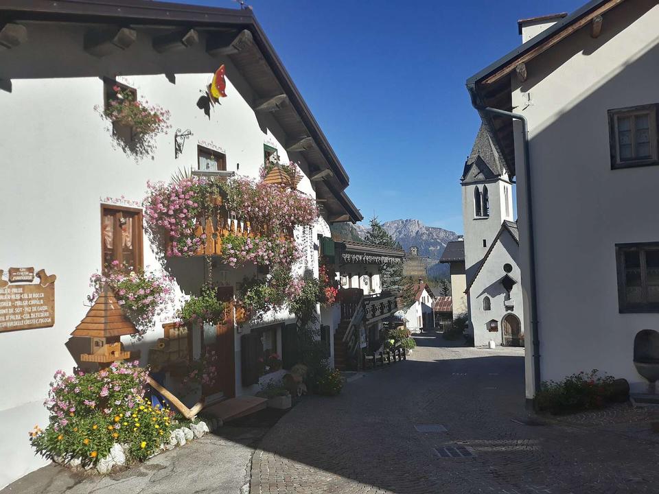 On the road: Fedaia Pass from Caprile