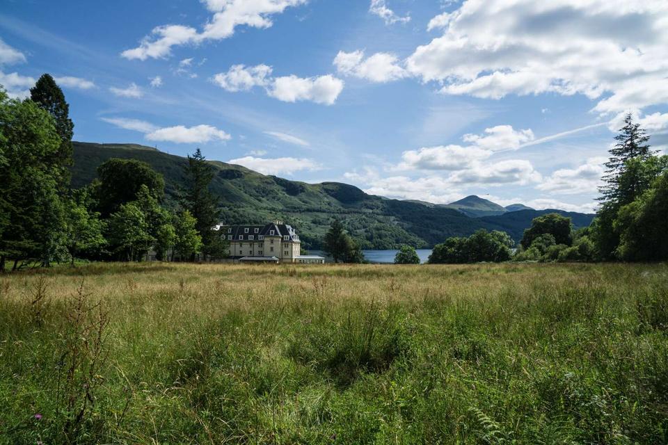 500px provided description: A beautiful lakeside scene in the Scottish countryside near Loch Lomond [#lake ,#scotland ,#countryside ,#valley ,#rural ,#pastoral ,#hillside ,#vegetation ,#country house 