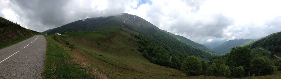 On the road: Col de la Core from Castillon-en-Couserans