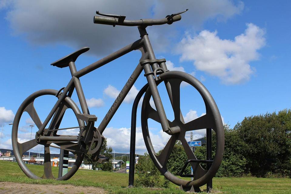 On the road: National Cycle Route 754