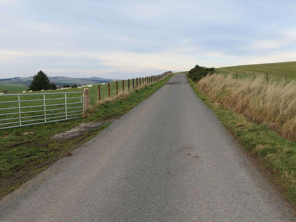 Minor road above Richard's Cleuch