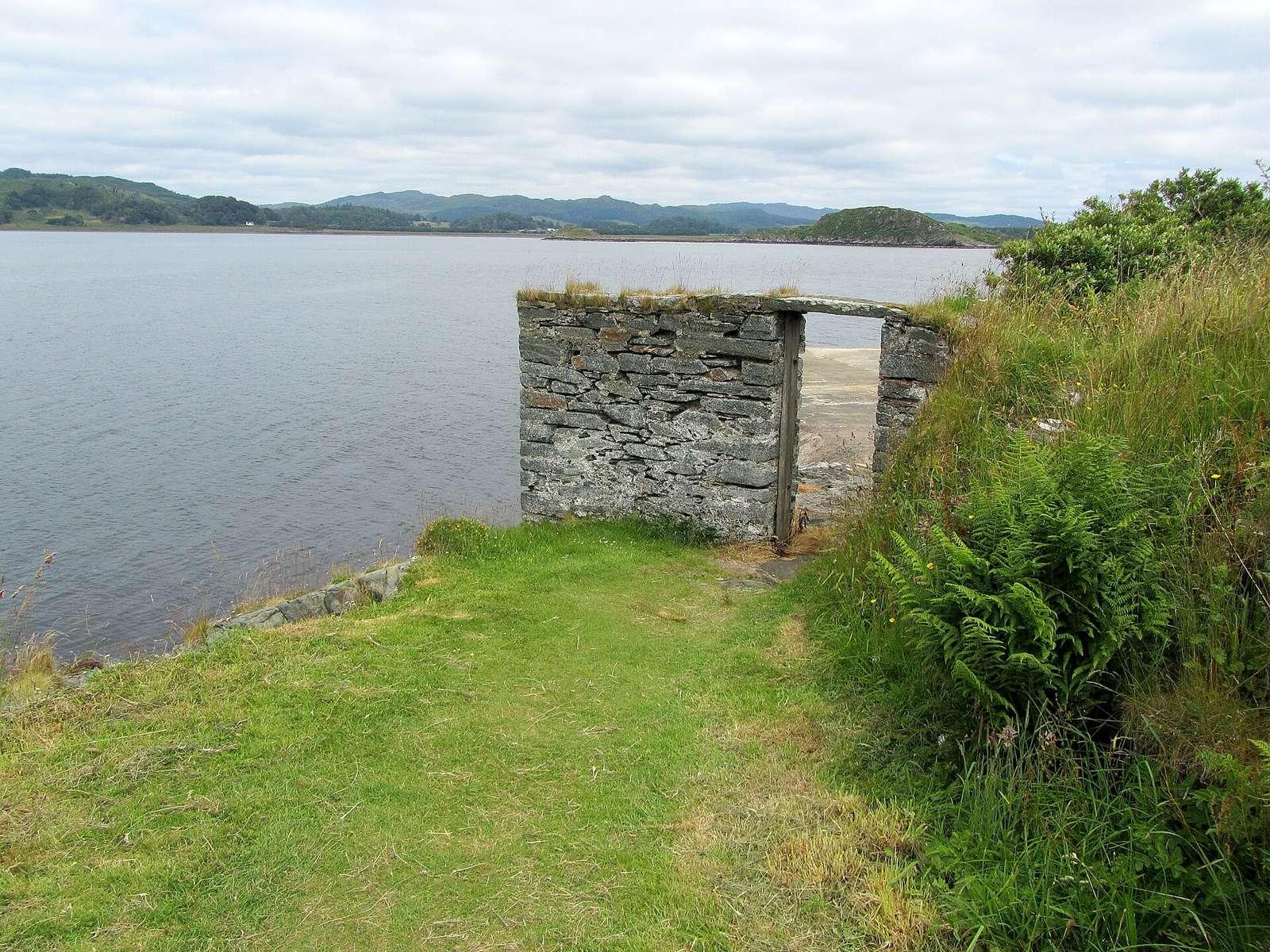 Redundant Doorway beside Loch Crinan