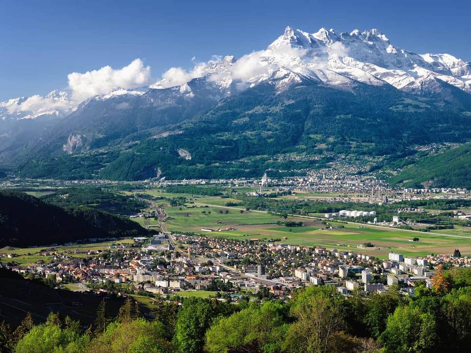 Cycling in Aigle