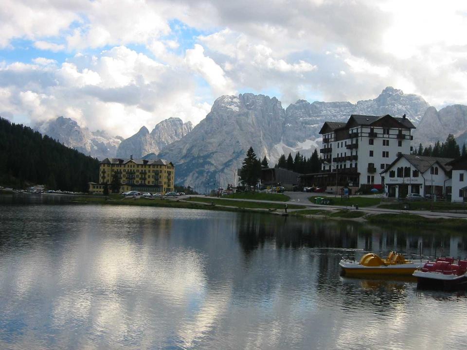 Cycling in Misurina