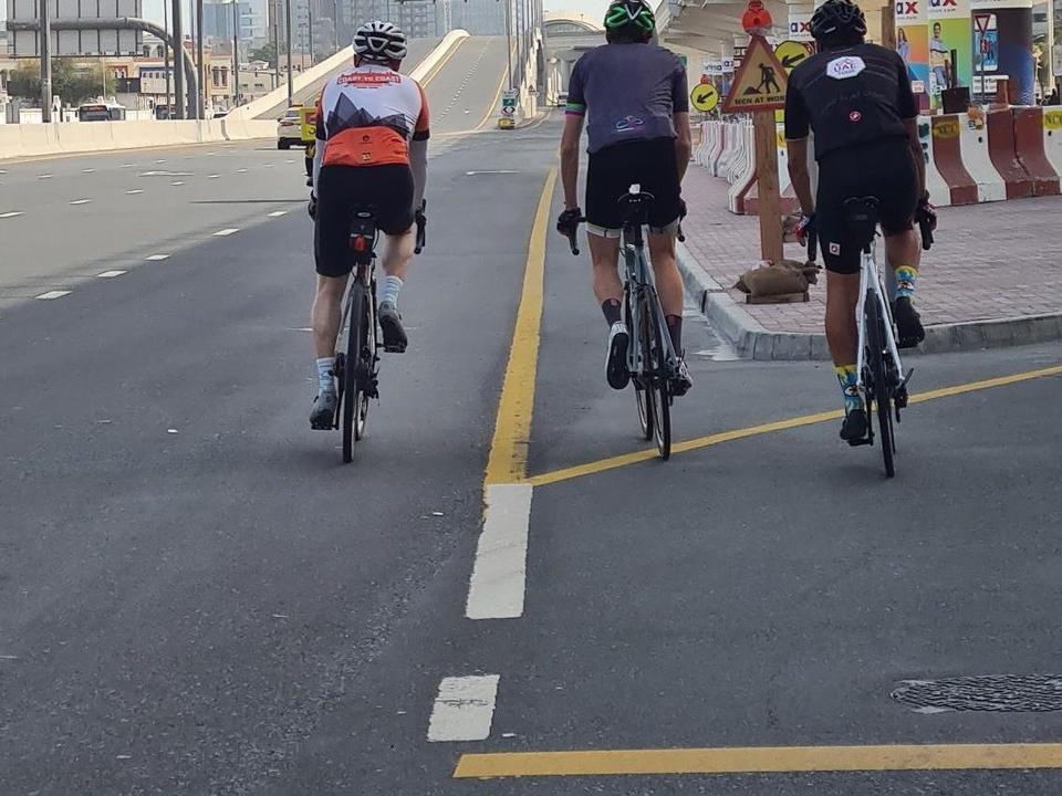 On the road: Dubai City and Sharjah