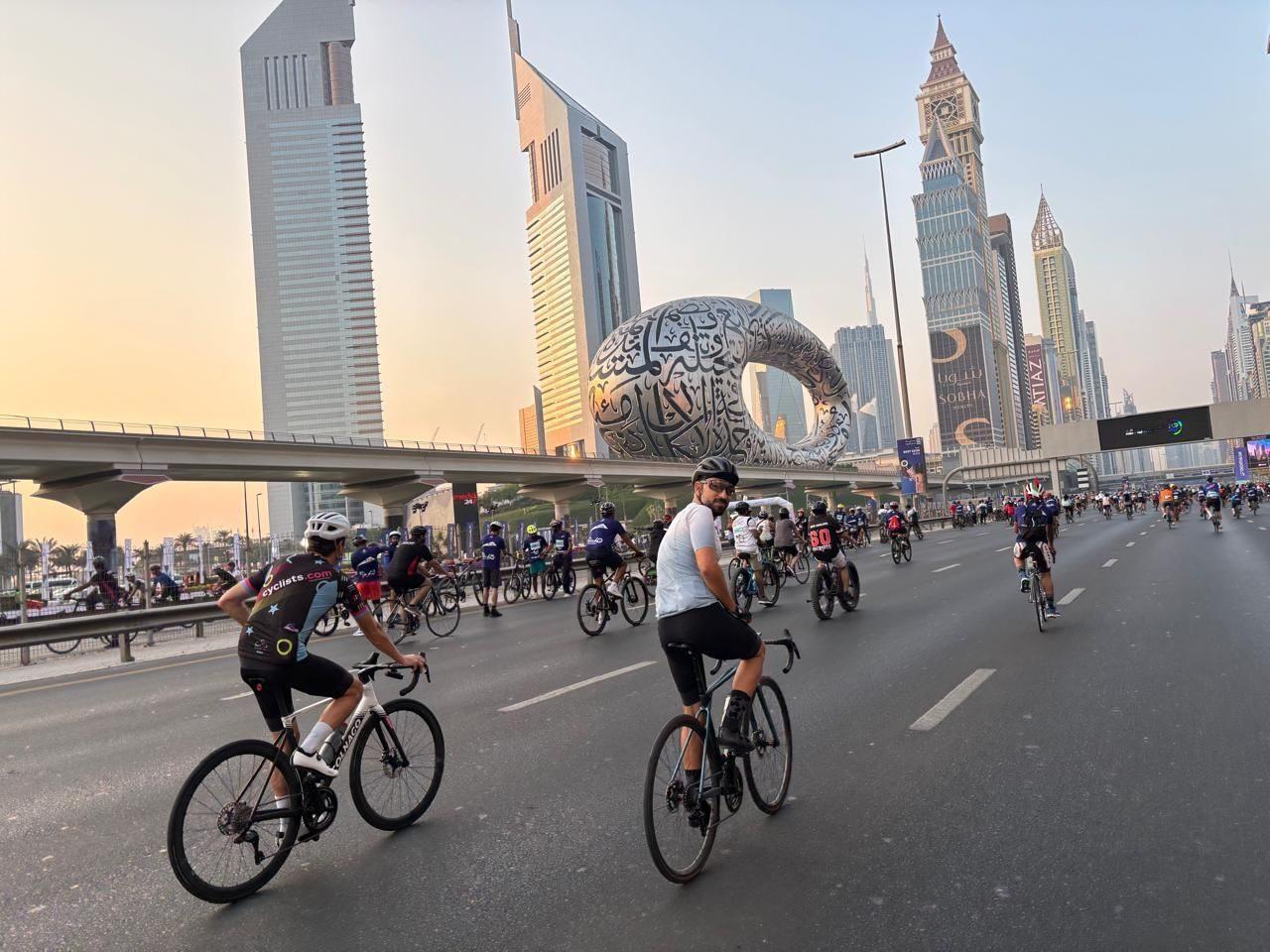 On the road: Dubai Ride 2025 Course