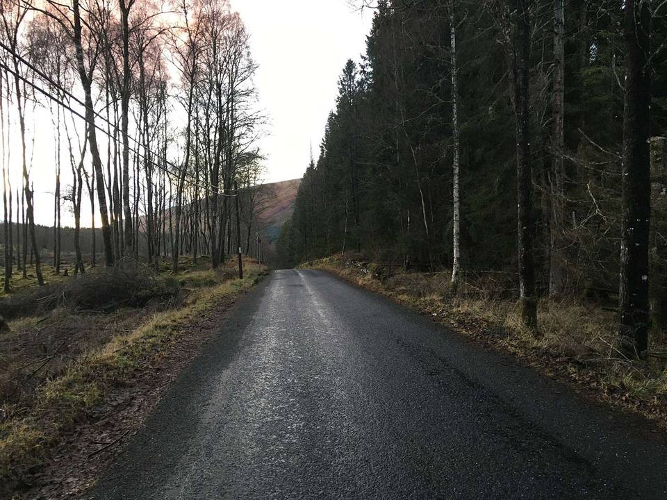 Minor road towards Killin