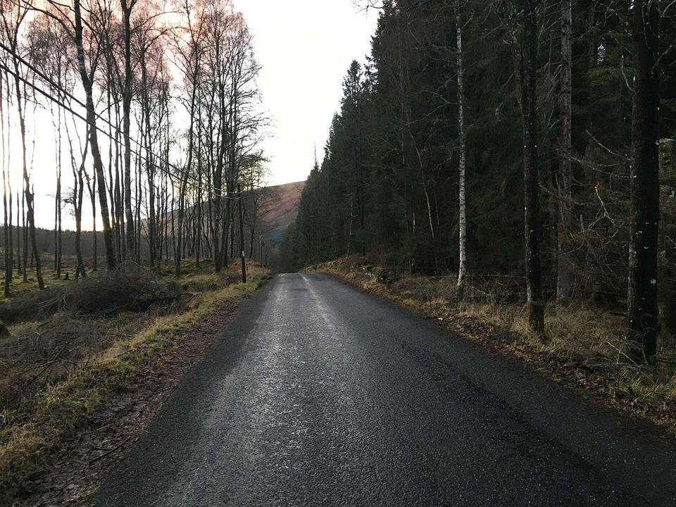 Minor road towards Killin
