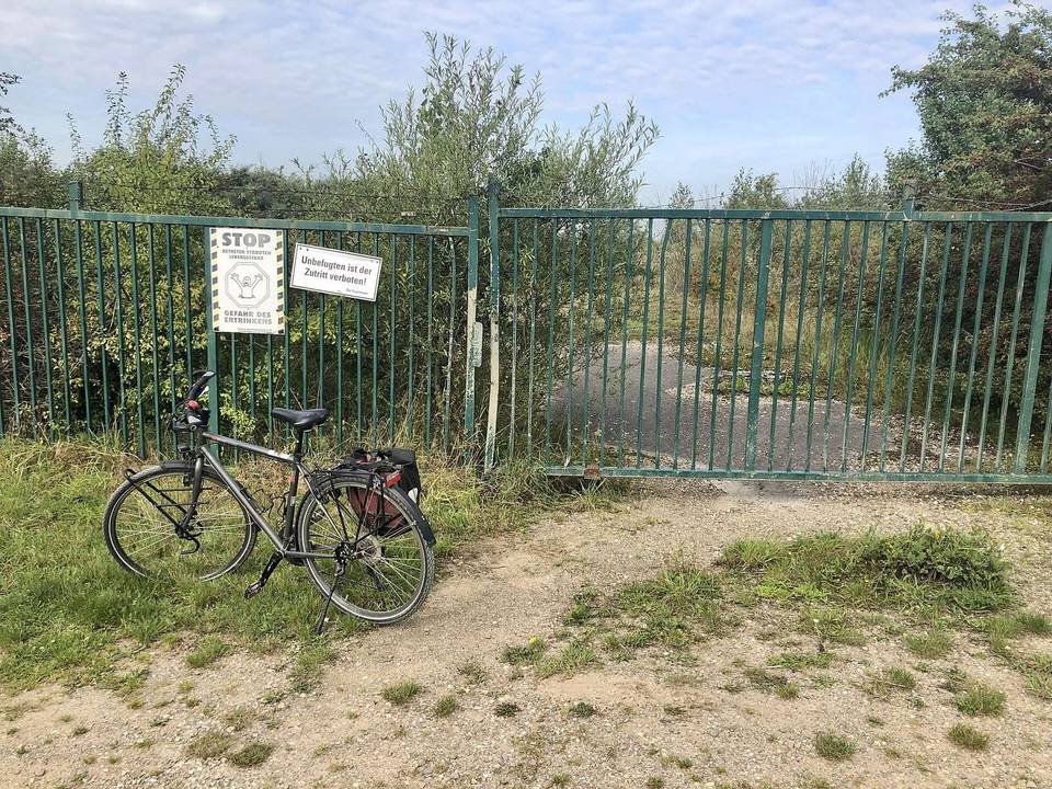 Protected Biotope "Lake Buschberg" in Leverkusen (North Rhine-Westphalia, Germany.