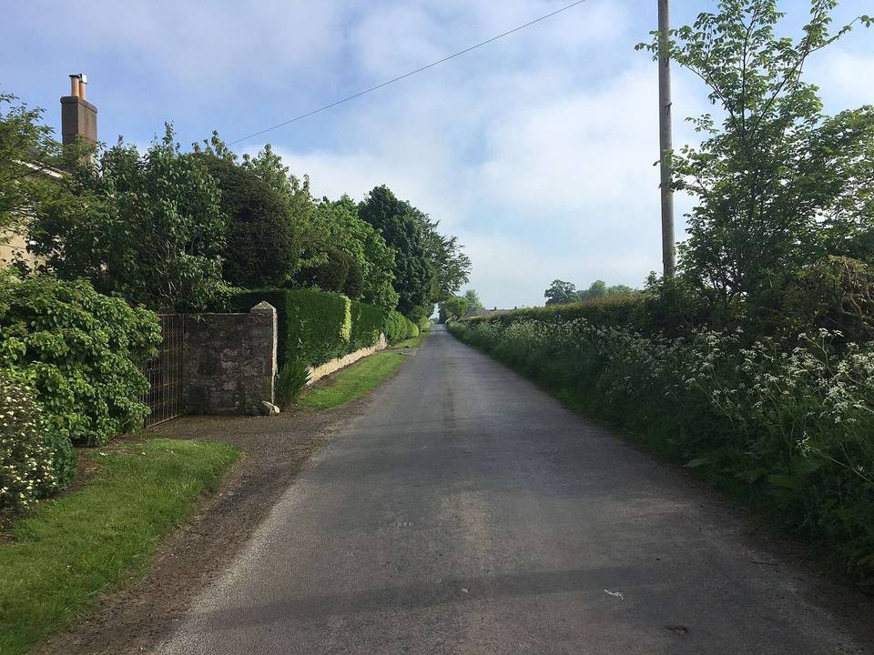 Minor road at Edrom