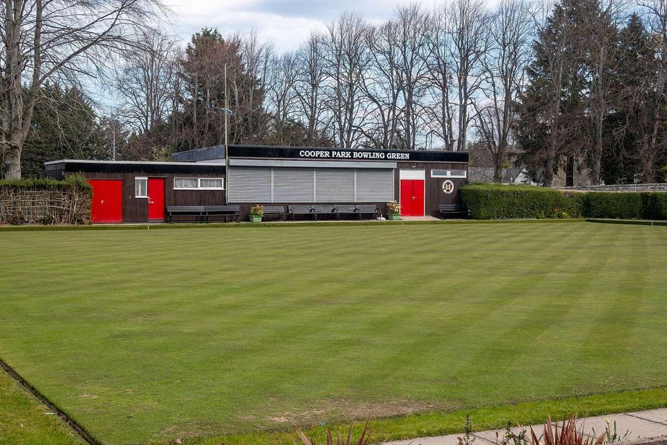 Cooper Park Bowling Club is located in Cooper Park, Elgin.