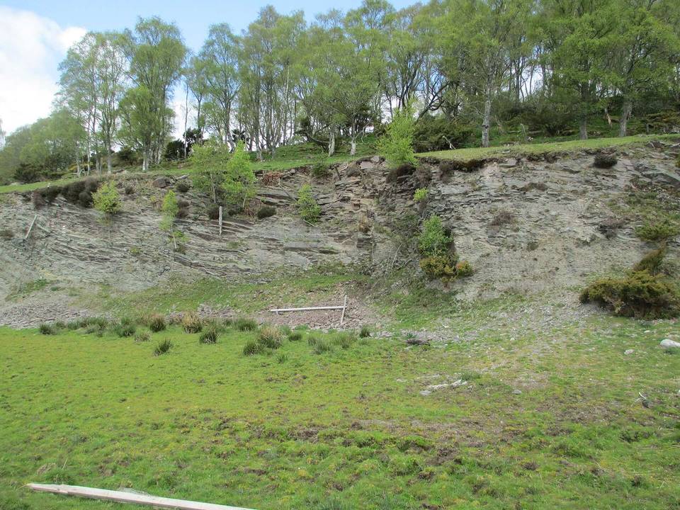 Old quarry by Balchuirn