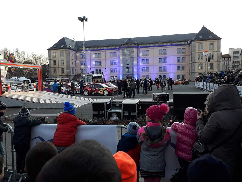 Cérémonie de départ du Rallye Monte-Carlo 2019.