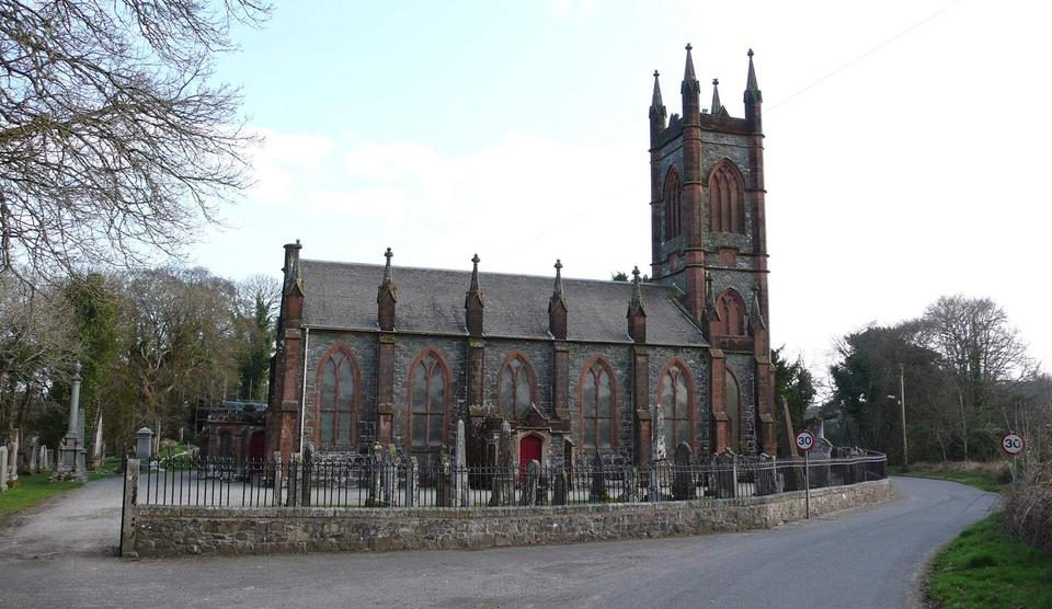 Minnigaff Church in evening light, Newton Stewart