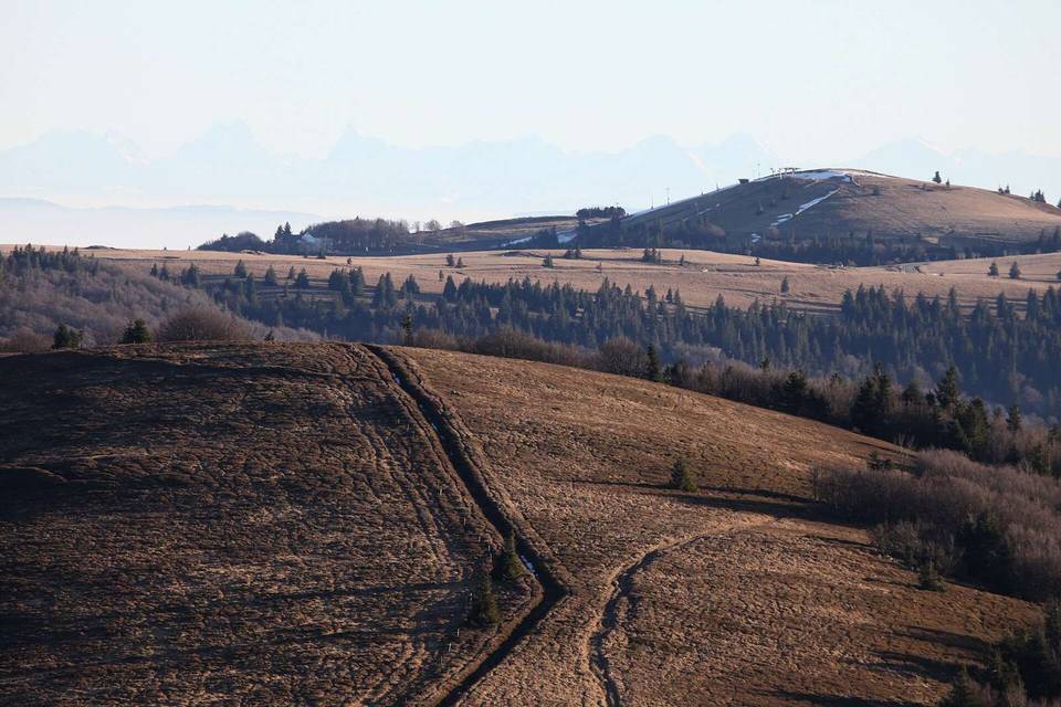 Le Markstein vu du Schweisel.