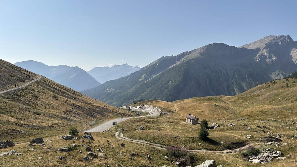 On the road: Col de Vars from Guillestre