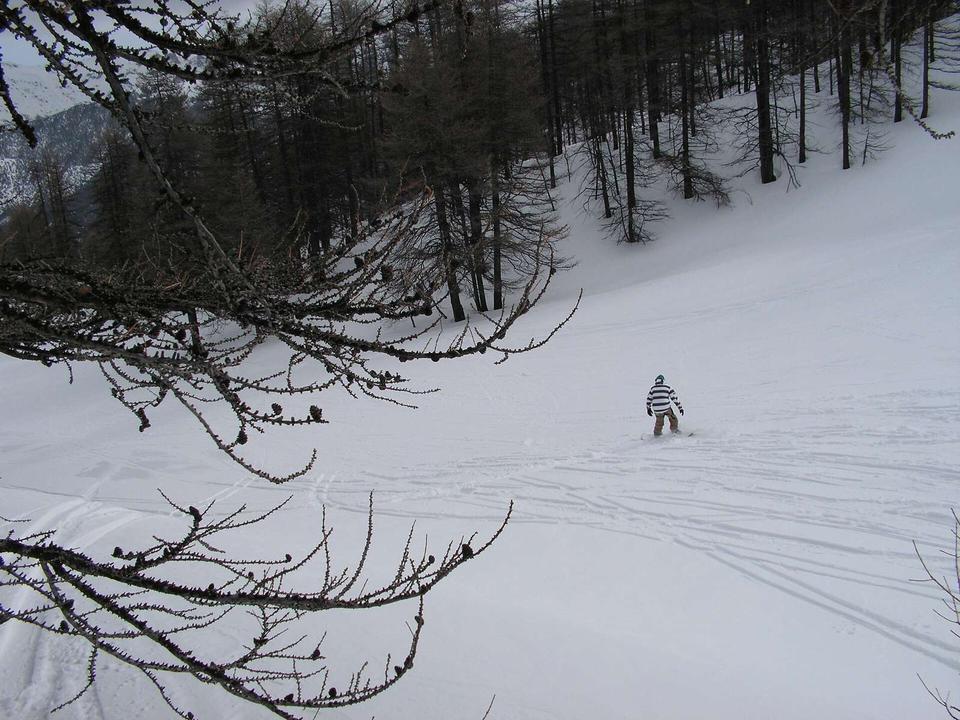 On the road: Risoul from Guillestre