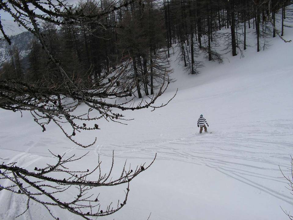 On the road: Risoul from Guillestre