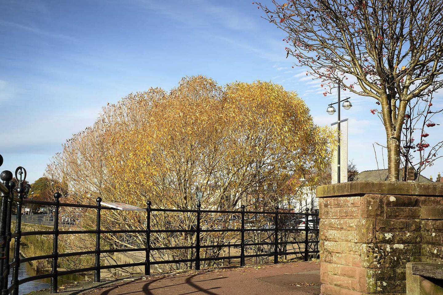 Dumfries is a market town and former royal burgh within the Dumfries and Galloway council area of Scotland. It is near the mouth of the River Nith into the Solway Firth. Dumfries was a civil parish an