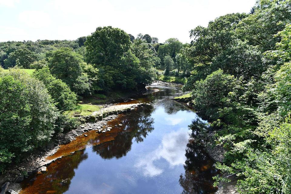 Penton: The River Liddel from Penton Bridge