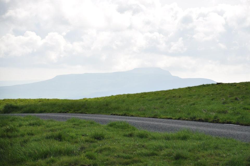 Ingleborough from Fleet Moss