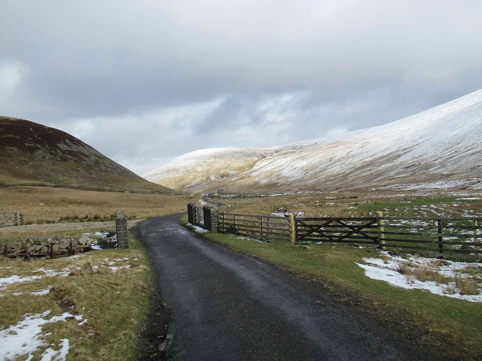 Tweedsmuir road crossing the Megget Water