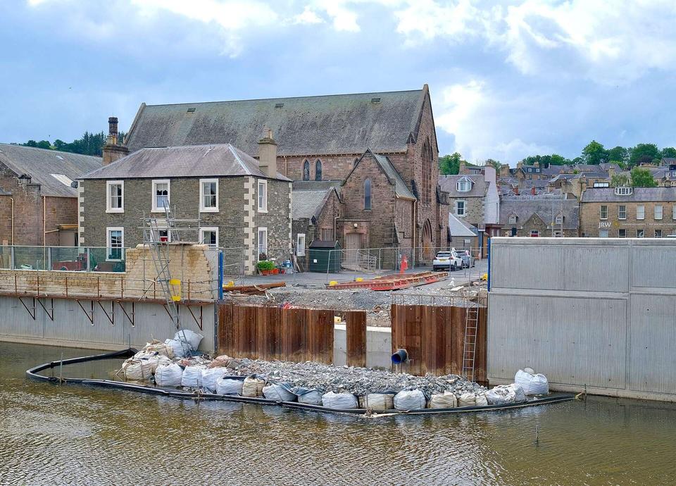 Building the river wall