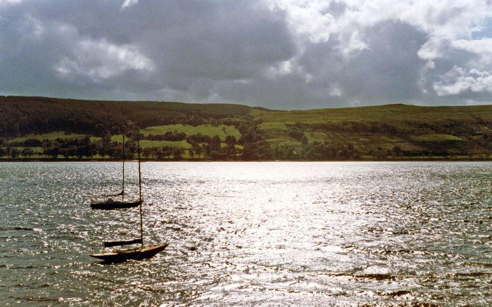Evening scene at Shandon across Gare Loch