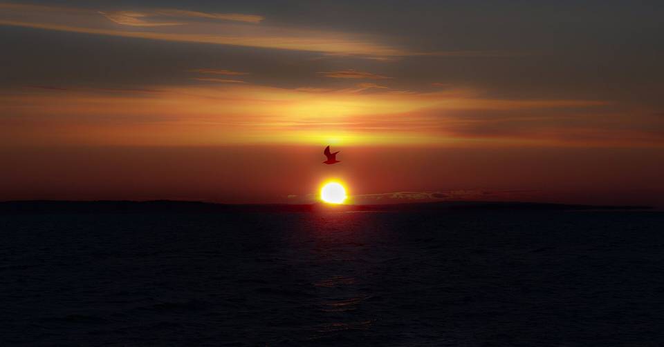 Sunrise over Horten