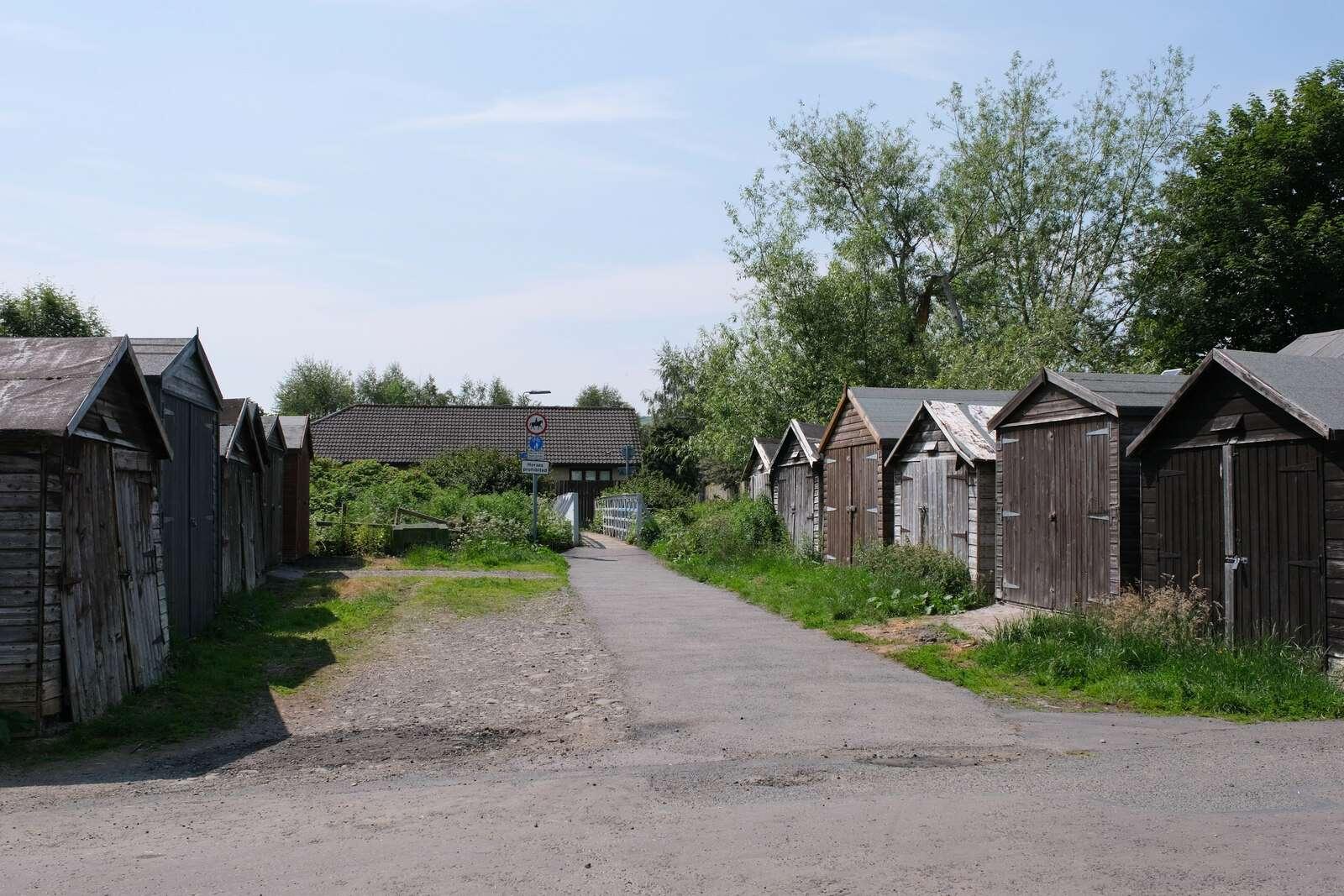 Lock-up garages, Innerleithen