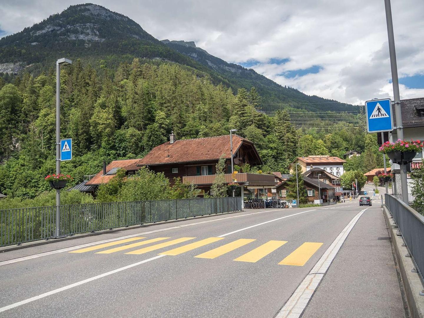 Road Bridge over the Aare, Innertkirchen, Canton of Bern, Switzerland