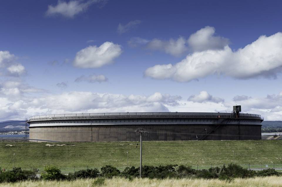 Oil Tank at Nigg Terminal
