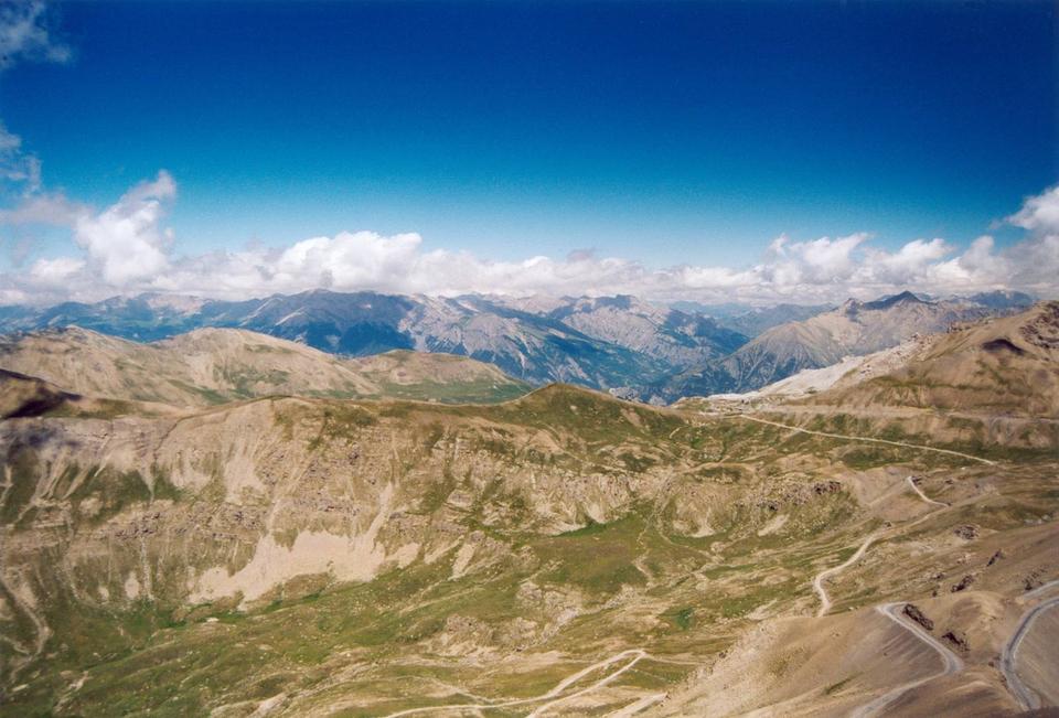 On the road: Col de la Bonette from Jausiers